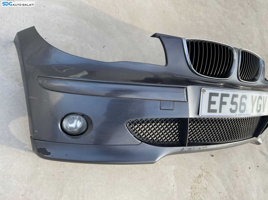 Bara Spoiler Fata Completa cu Grile si Proiectoare BMW Seria 1 E81 E87 2004 - 2008 Cod BM04025BAN [Z0072]