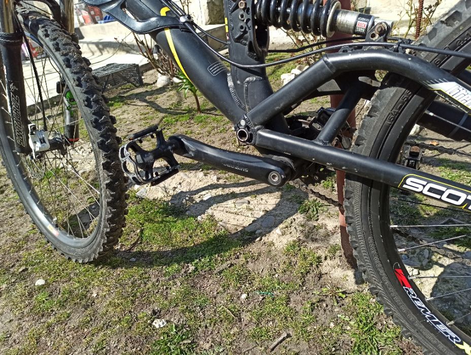 Bicicleta Scott FX30, full suspension, Novatec