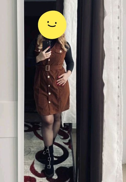 Rochie eleganta catifea Noua