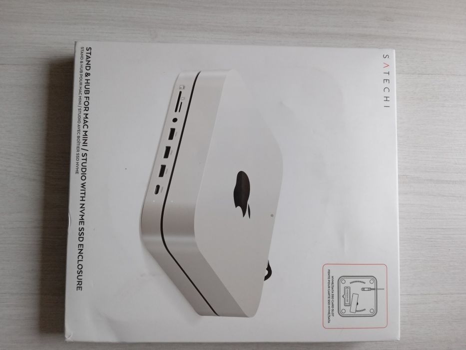 Продавам:Satechi Stand & Hub за Mac Mini / Studio с NVMe SSD Enclosure