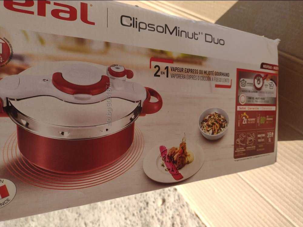 Тенджера под налягане Tefal Clipso Minut Duo 5 л