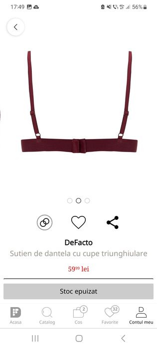 Sutien de dantela DeFacto
