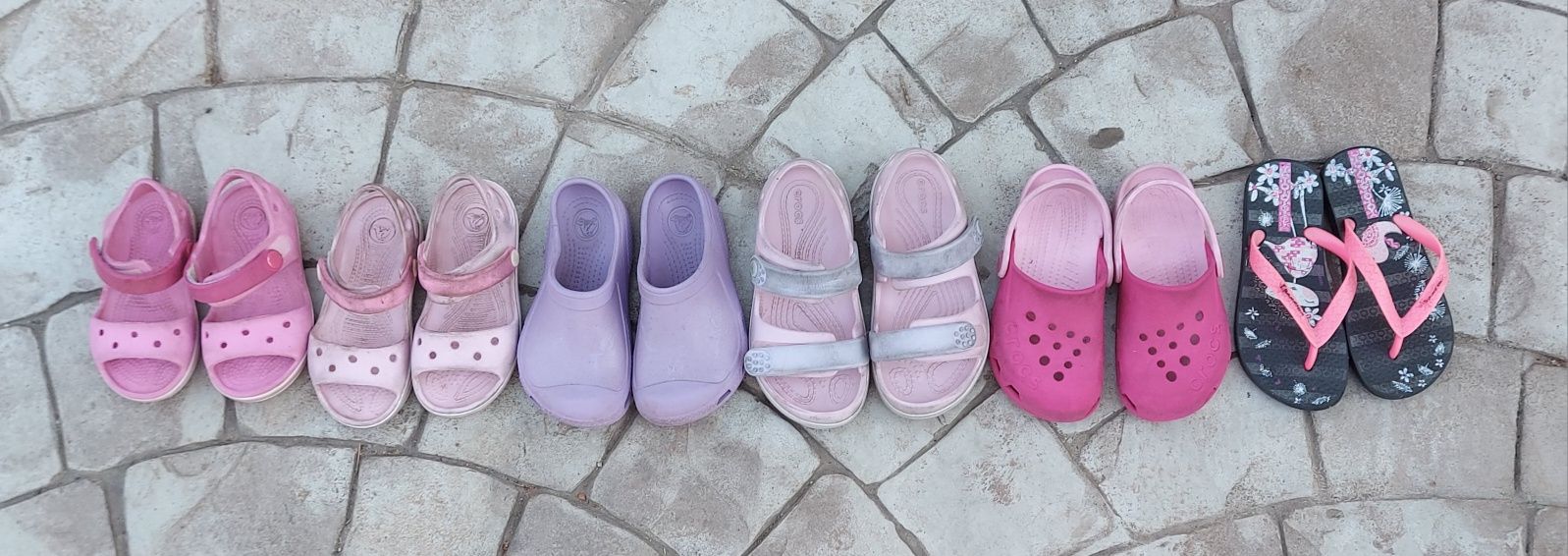 Детски Crocs сандалки + Ipanema чехли , всички заедно