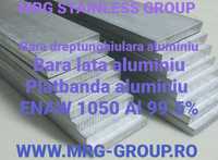 Bara aluminiu dreptunghiulara 100x10mm Platbanda electricitate cupru