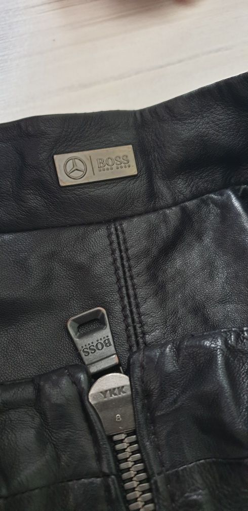 Hugo Boss Nartino x AMG Mercedes Leather 56 / 2XL ОРИГИНАЛ! Ест. кожа!