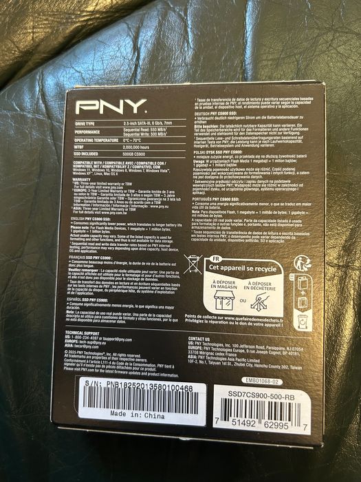 Memorie SSD 500gb/ 1TB, SATA ideal pentru laptop PC macbook