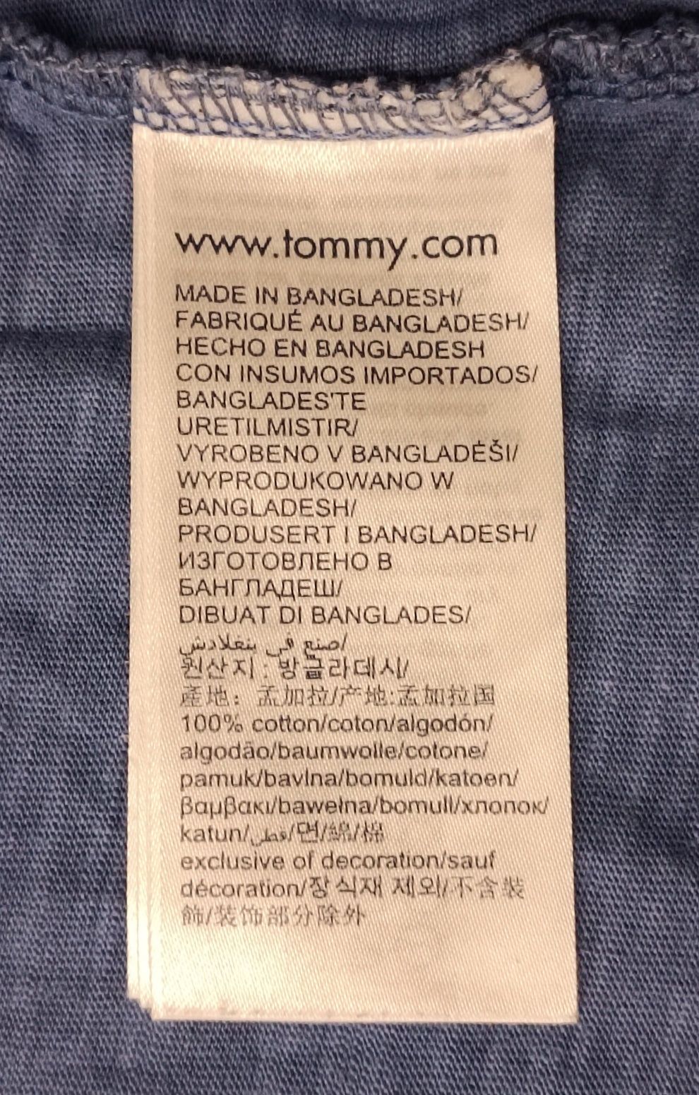 Tommy Jeans оригинална блуза L памучна фланелка