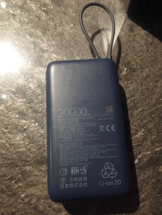 Power bank Xiaomi 20000 mah