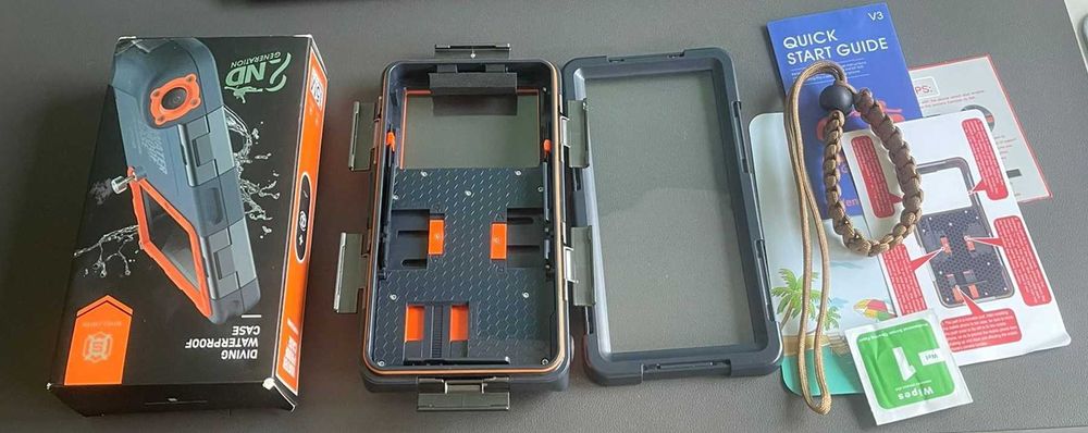 ShellBox Husă subacvatica Gen2&3, telefon max 7 inch, IOS&Android