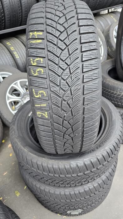 4 anvelope iarnă Goodyear 215/55/17 - 6.5 mm