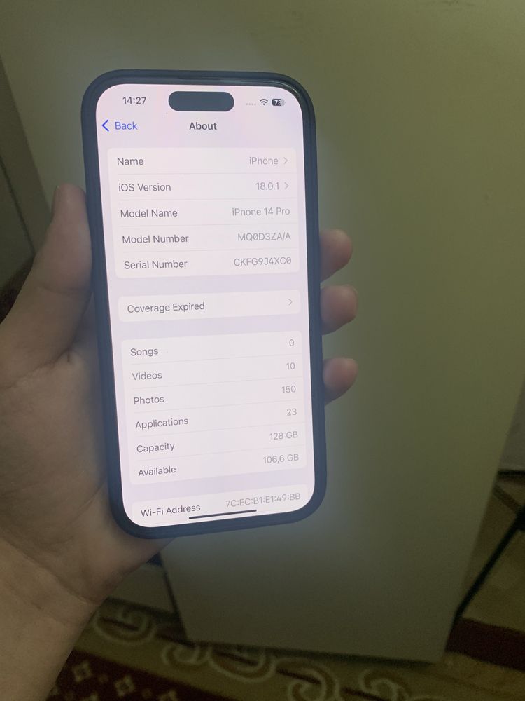Iphone 14 pro 128 gb