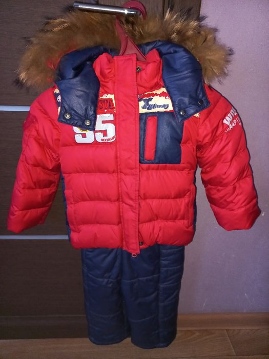 Детский натуральный пуховик на мальчика!