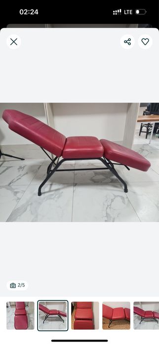 Продам б/У кушетку, три положения. Состояние нормальное