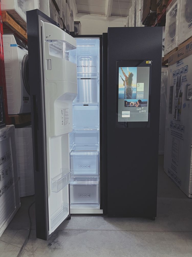 SAMSUNG Side by side, View Inside, Twin Metal Cooling, Ice Maker
