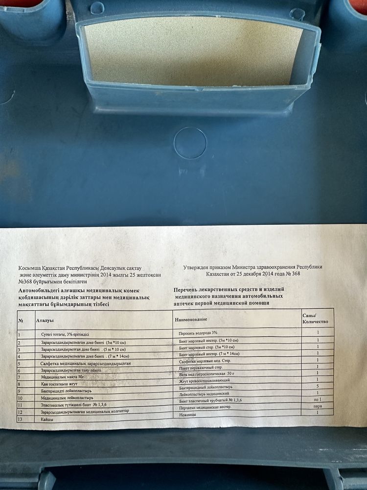 Аптечка чемоданчик