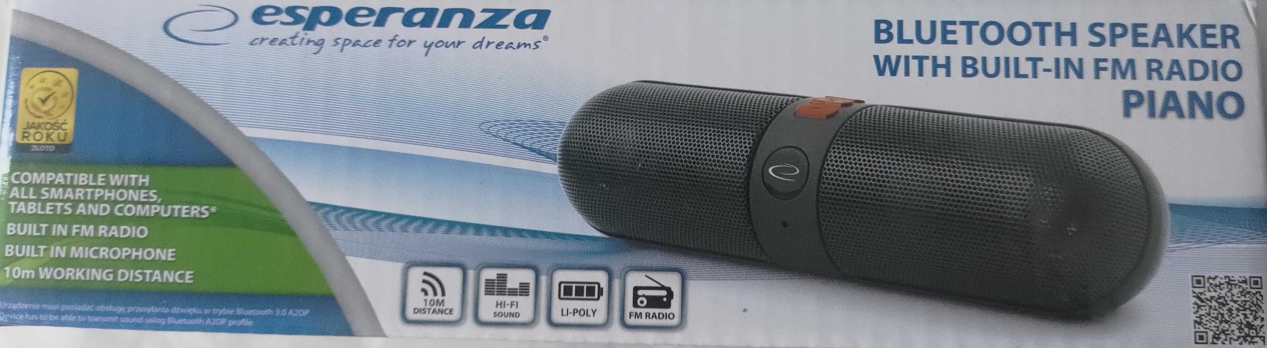 Портативна колонка ESPERANZA EP118KR Bluetooth колонка с FM радио