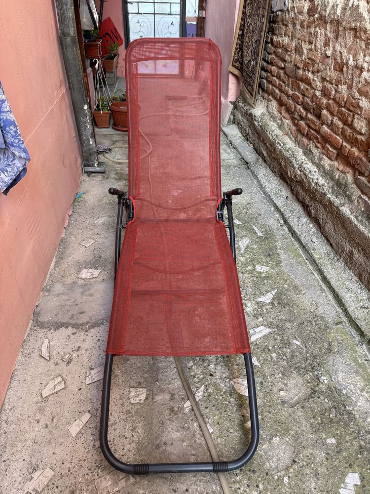 Sezlong plaja pliabil