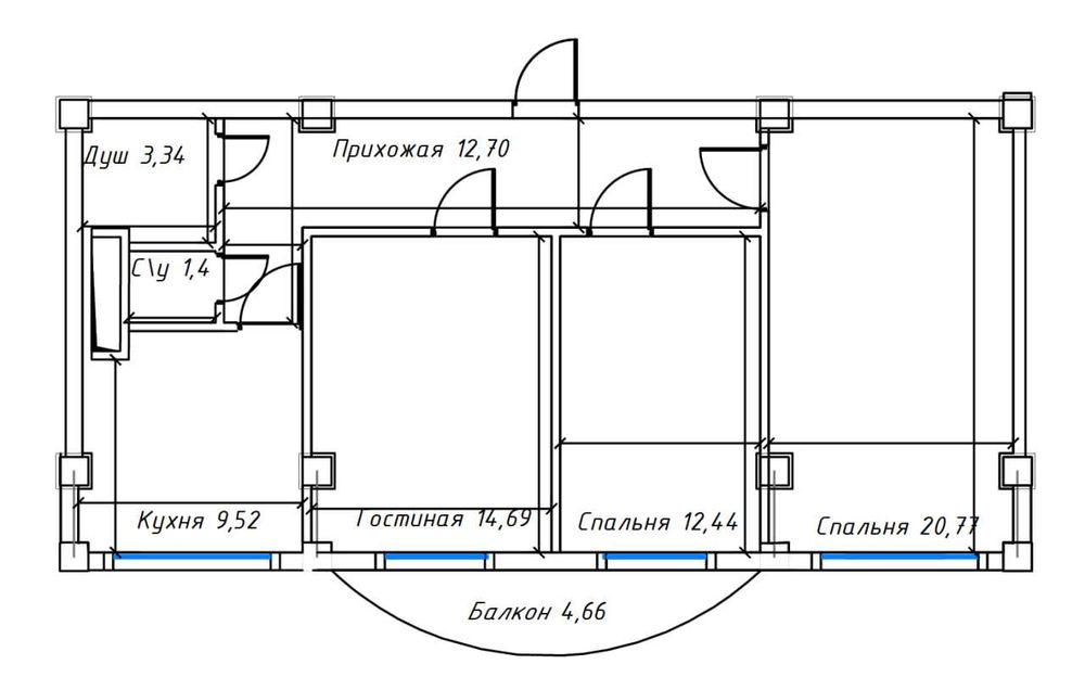 Продаётся кв-ра в новостройке Ж/К “Shanghai Residence” CHINA HOUSE!