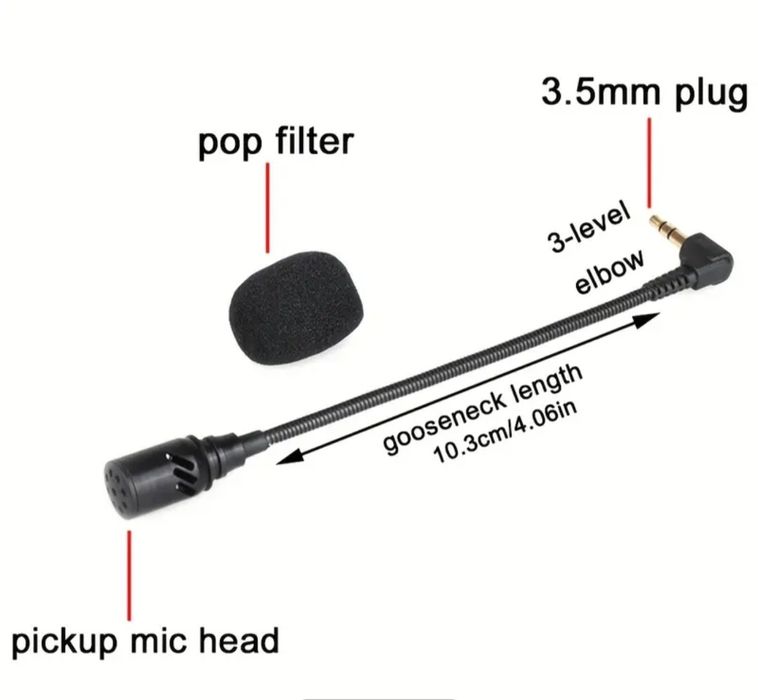 Микрофон новый не использованный