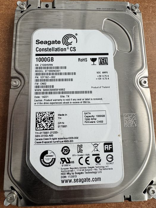 Жесткий диск HDD Seagate 1000gb 3.5