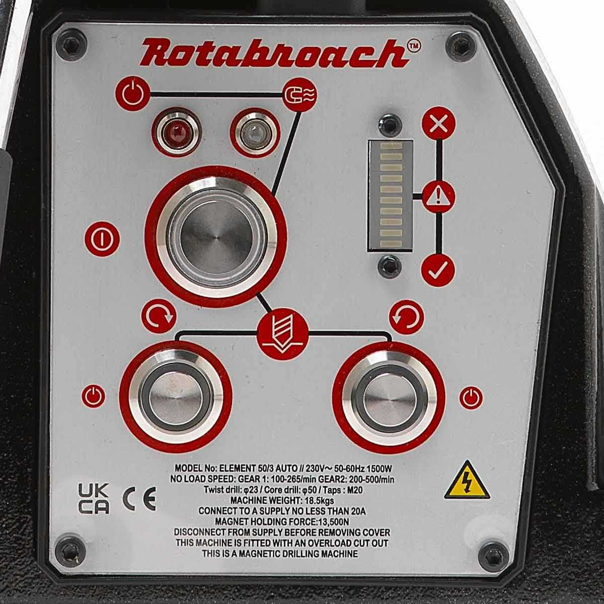 Магнитна автоматична бормашина Element 50/3AUTO Rotabroach