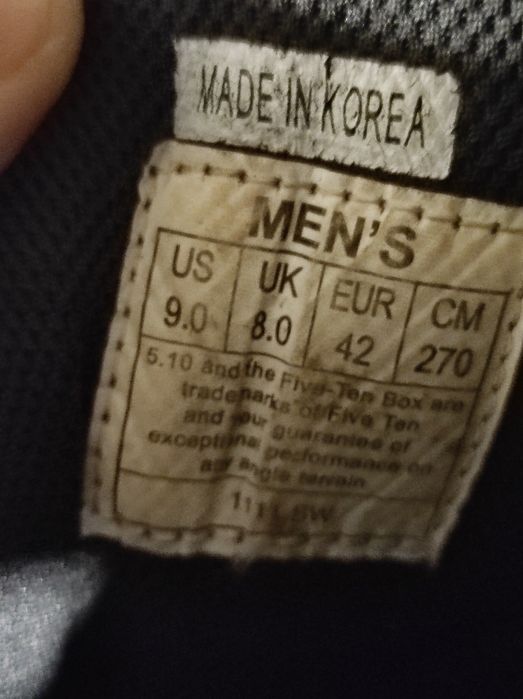 Обувки за колело клипс Five ten clips 42 / 42,5