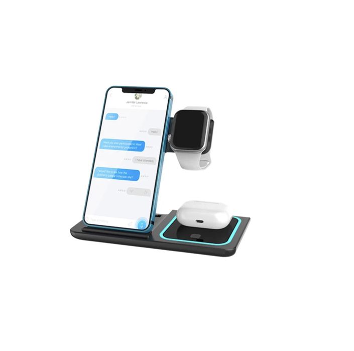 Încărcător wireless 4 în 1 - fast charger 15W