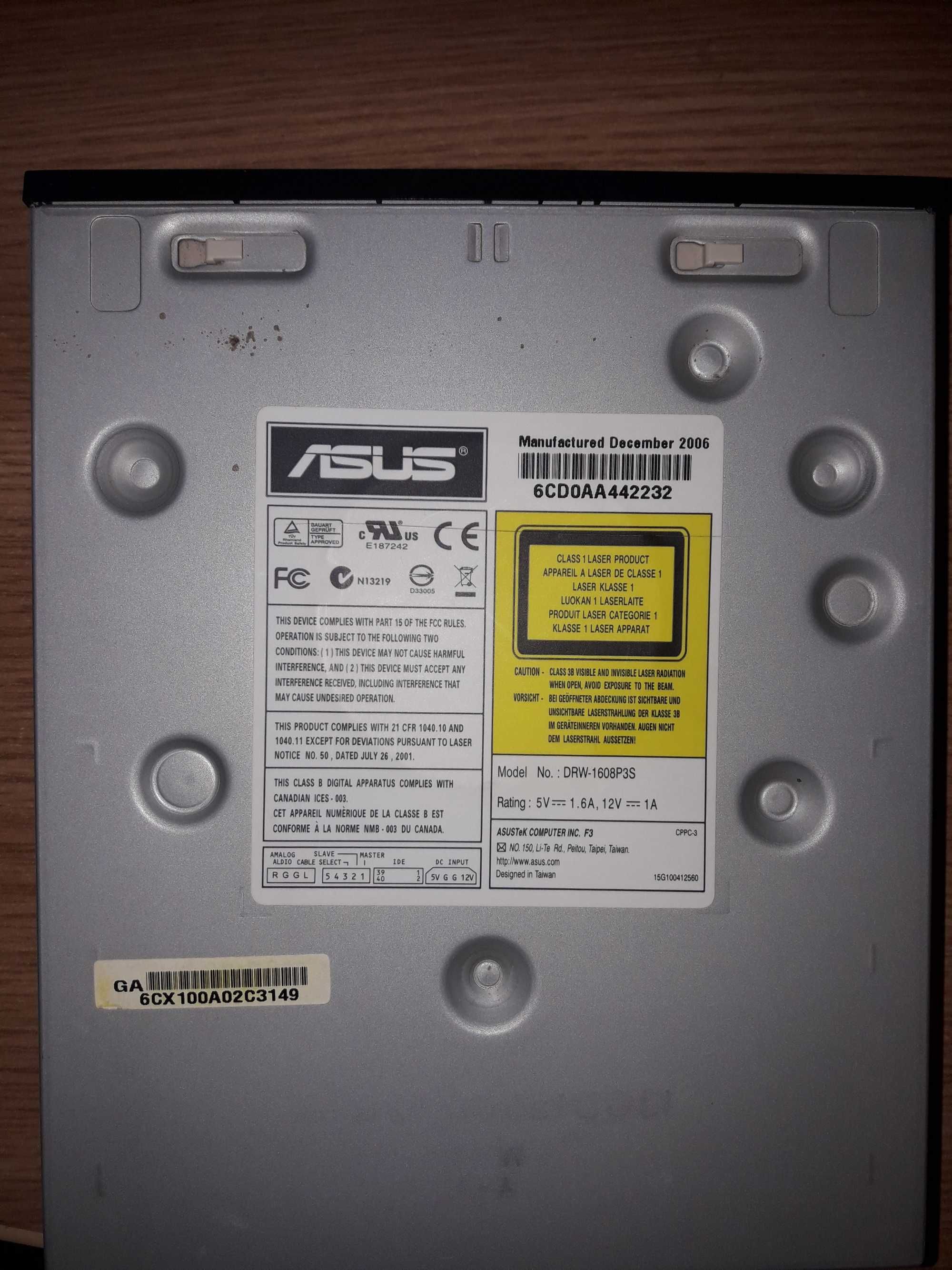 Dvd-Rw marca ASUS