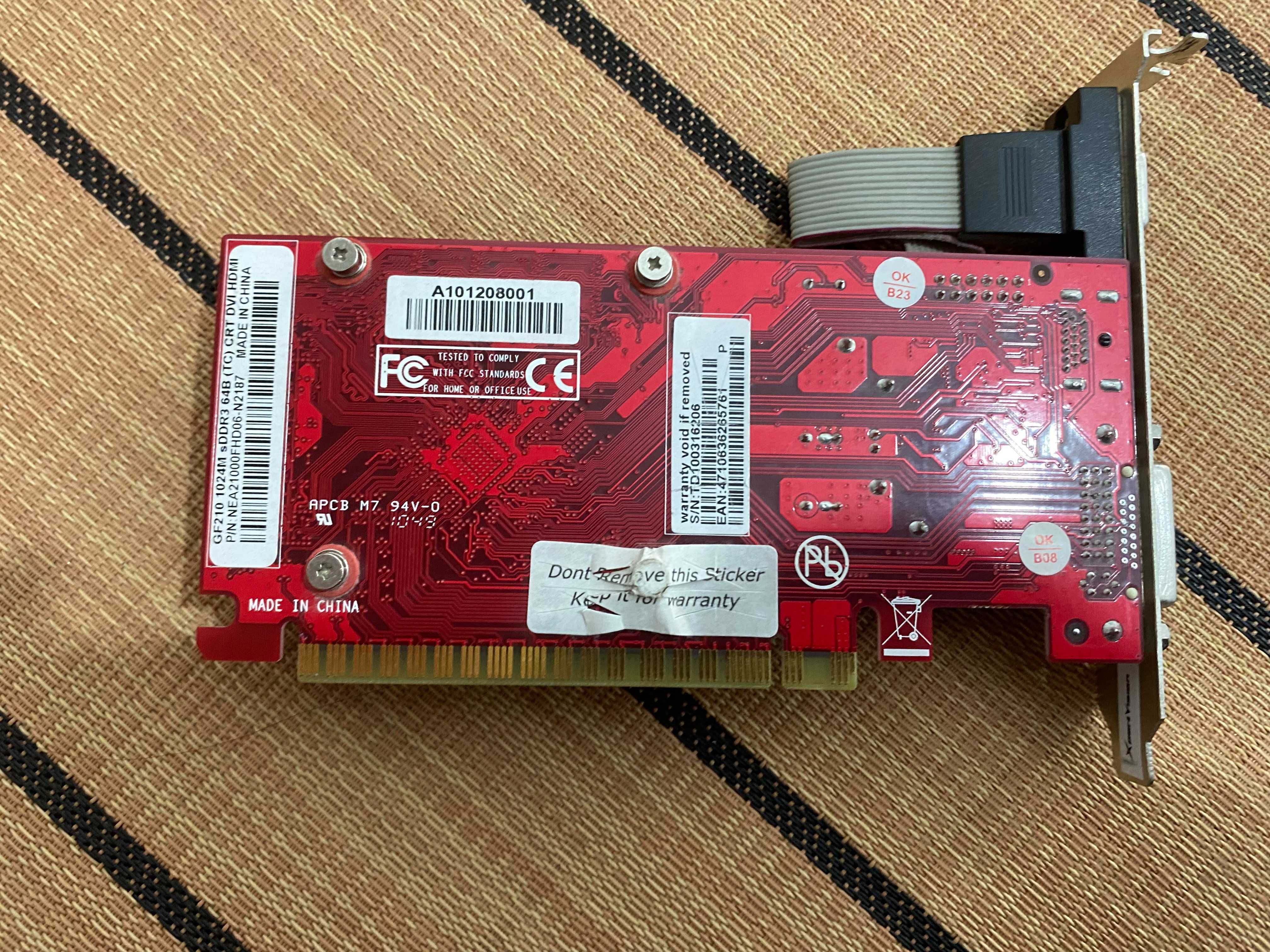 placa video GT210 /1GB DDR3-64 BIT PALIT