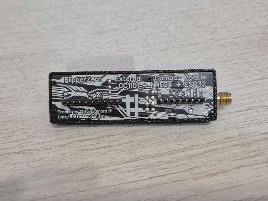 комбо модуль для flipper zero (cc1101 + esp32 + nrf24 + bmi160)