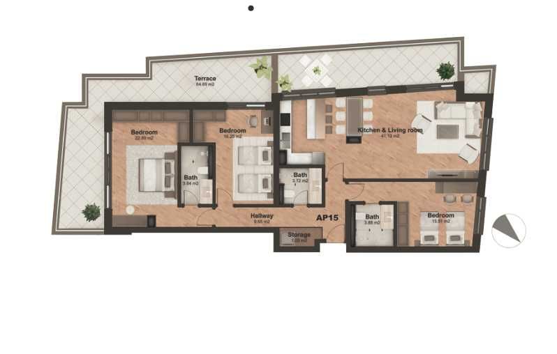Продава се Многостаен апартамент в София, Лозенец - 167 кв.м за 2860 €/кв.м - Снимка #4