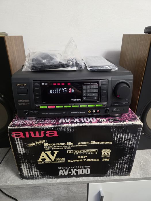 Stereo AV Receiver AIWA AV-X100 nou în cutie