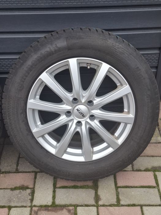 Set 4 jante 5x112 cu anvelope de iarna 215 65 17 Continental  dot 2022