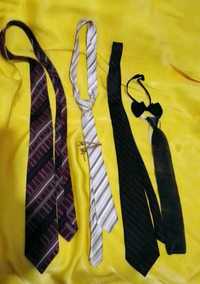 Продам галстуки мужские, школьные и бабочку.