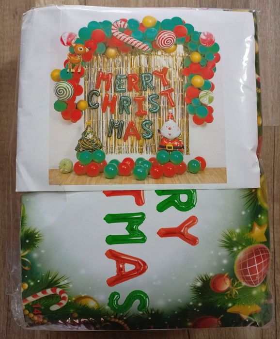 160 части голям комплект коледни балони