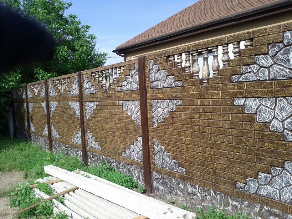 Gard prefabricat placi din beton armat Teleorman