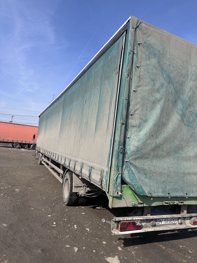 Vand semiremorca o axa (verde) si 2 axe(albastra )