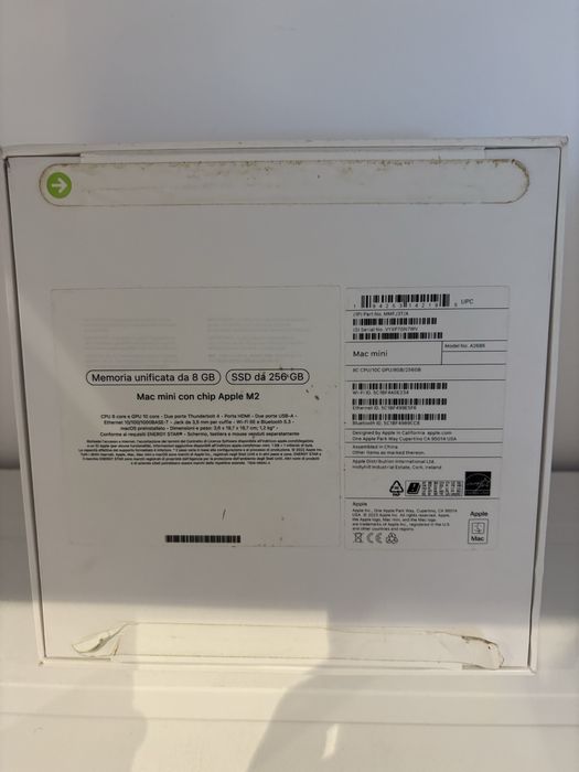 Mac Mini PC Apple cu procesor Apple M2, 256gb sigilat. TRANSPORT ZERO