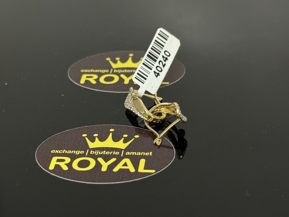Bijuteria ROYAL : Cercei AUR 14K / 2.59 GR