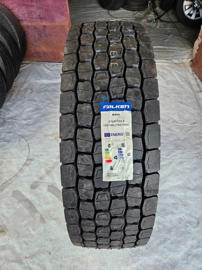 2 Нови тежкотоварни гуми 315/80 R22.5 Falken BI856 156/150L M+S Japan