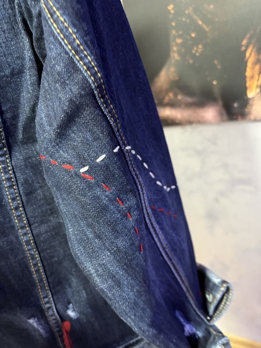 Geaca denim Dsquared2 model NOU