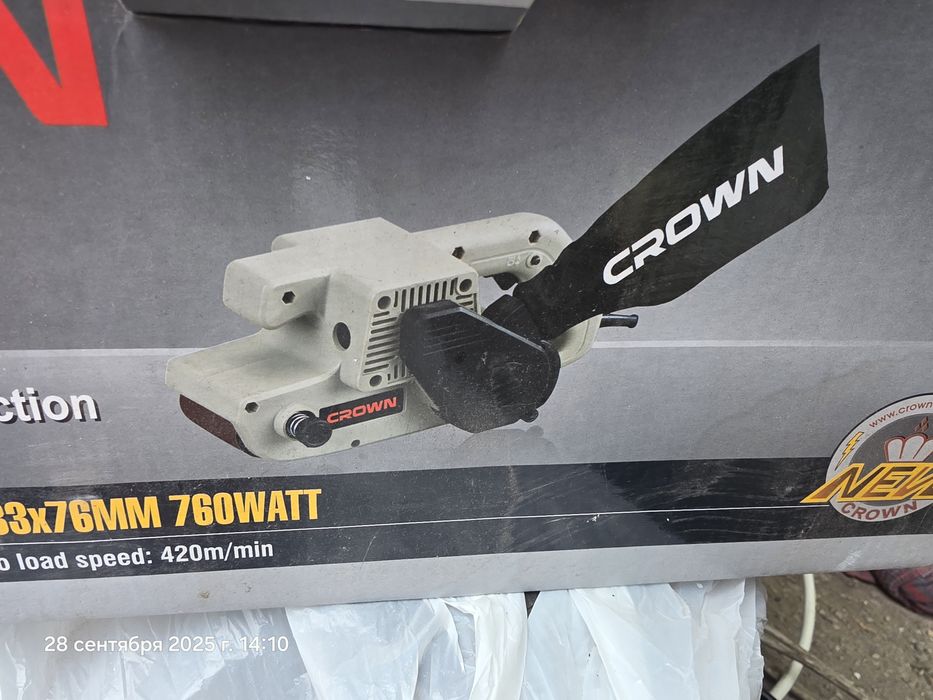 Шлифовальной машины ленточная (Belt Sander) марки CROWN