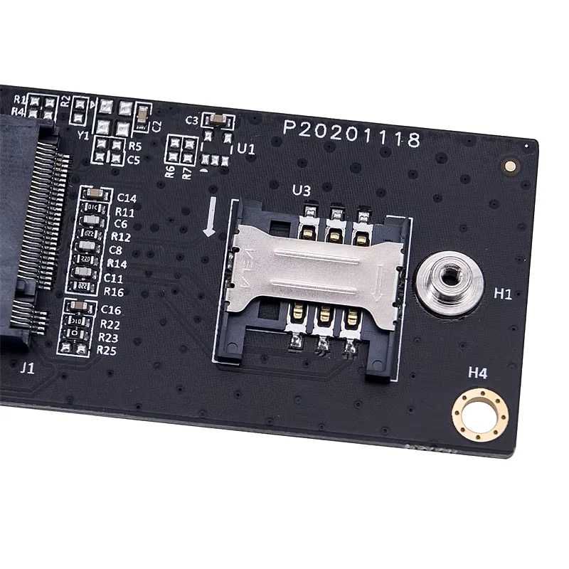 Adaptor modul 3G 4G LTE WWAN la USB M2 Key B NGFF modul SIM la usb