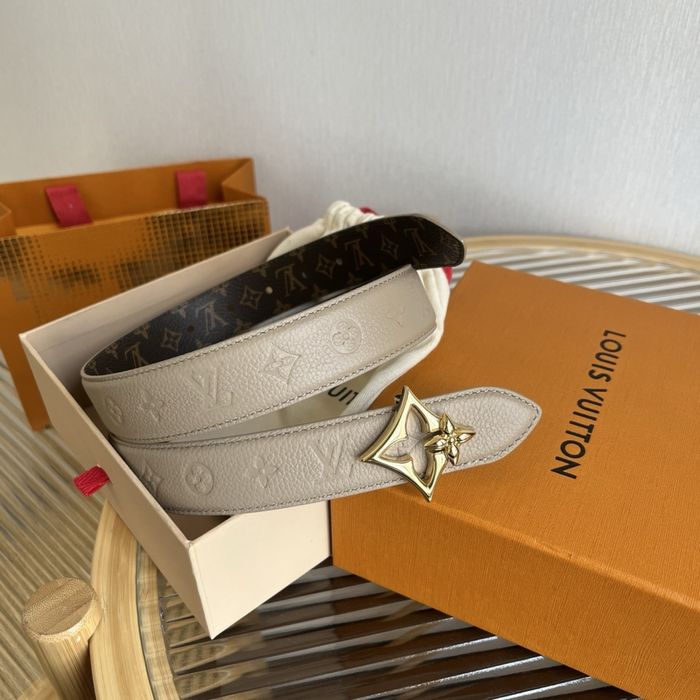 LV дамски двулицев колан от естествена телешка кожа New Season