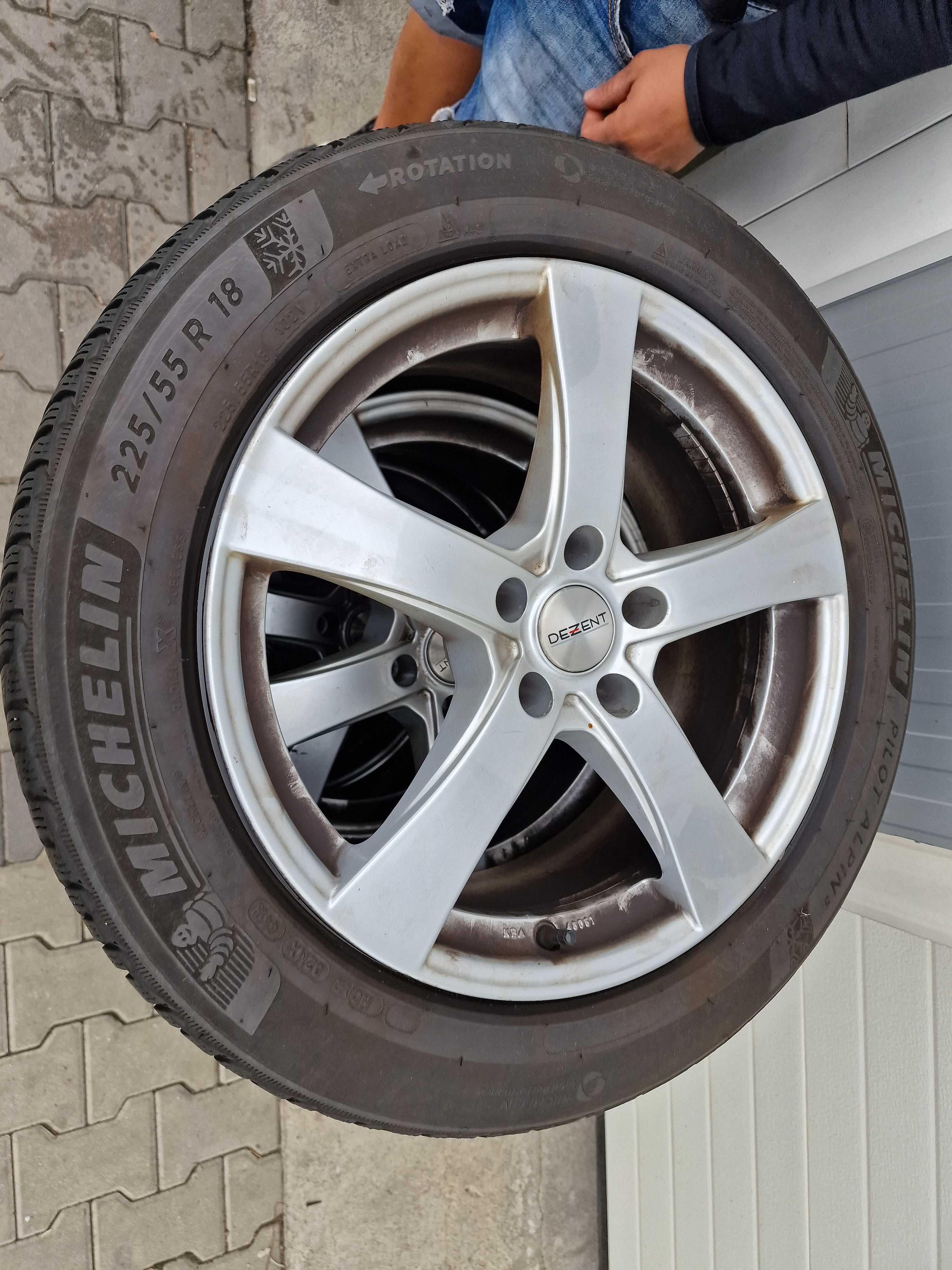 Гуми с Джанти за AUDI A5,A6,A7 225/55 R 18 MICHELIN DOT 2019-20