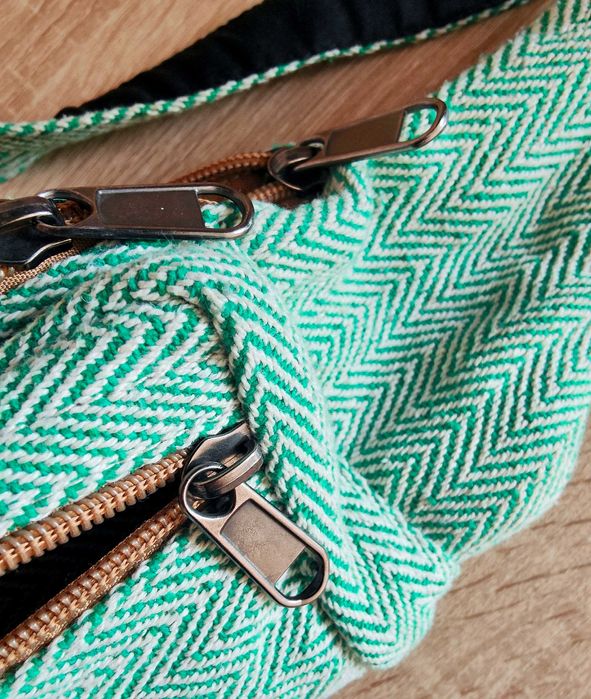 Borsetă unisex din bumbac și cânepă