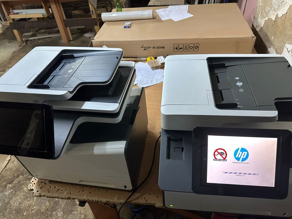 Vând imprimanta HP pagewide enterprise color mfp 586