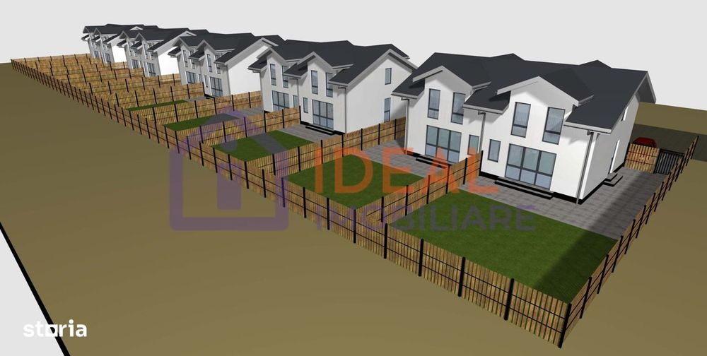 Duplex Modern la cheie si 270 de mp de curte, in Cisnadie