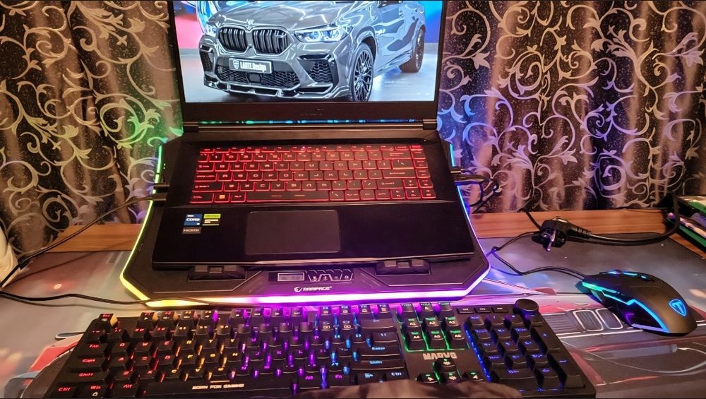 Laptop gaming Msi rtx 4050 intel i5, setup