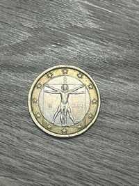 Moneda 1€ 2002 Leonardo Da Vinci